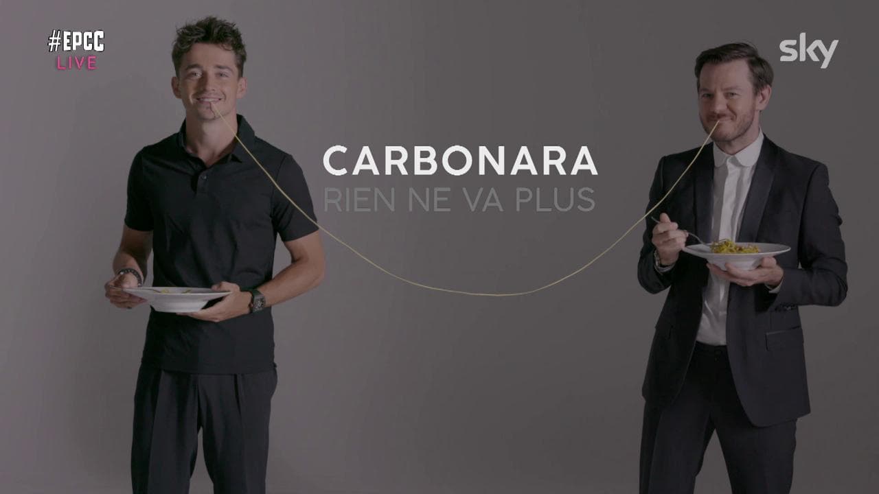 "Mai la panna nella carbonara": lo spot progresso di Leclerc e Cattelan