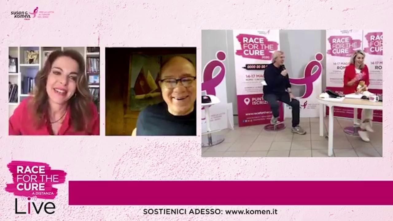 Race for the Cure 2020, per la maratona virtuale tornano Ivano e Jessica: Verdone e Gerini come in 'Viaggi di nozze'