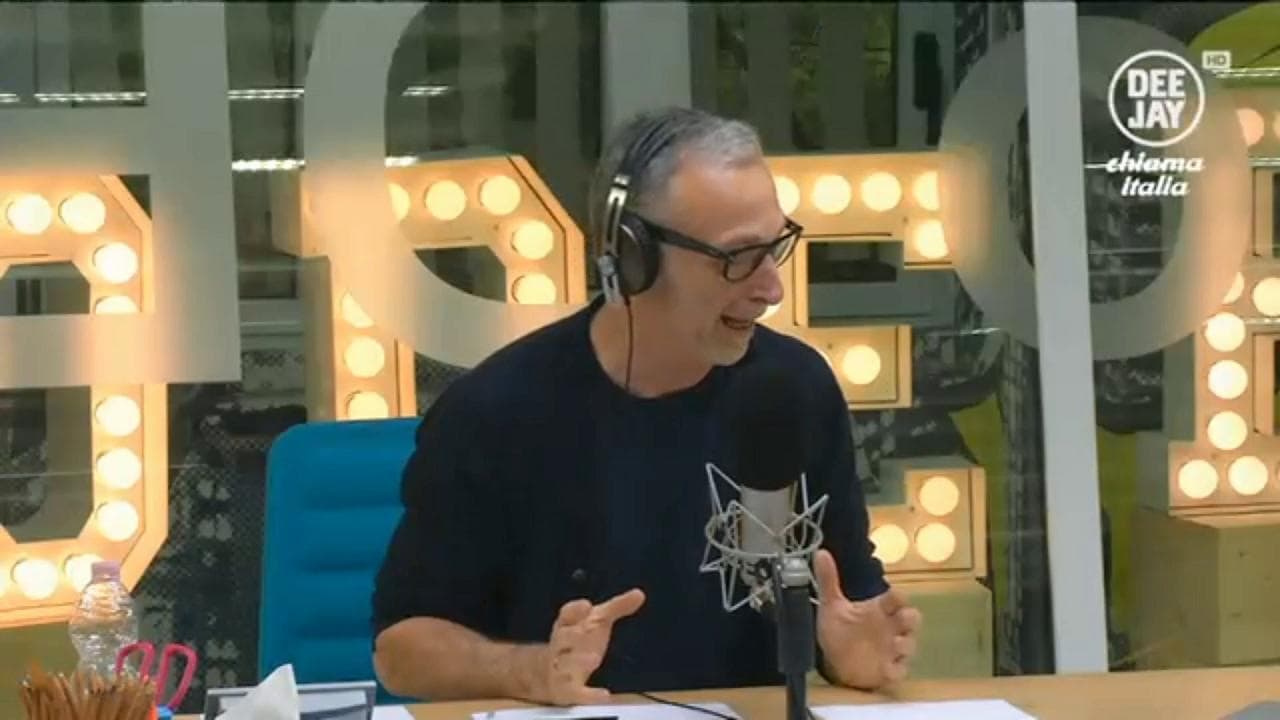 Il compleanno di Fiorello, gli auguri di Linus e Savino