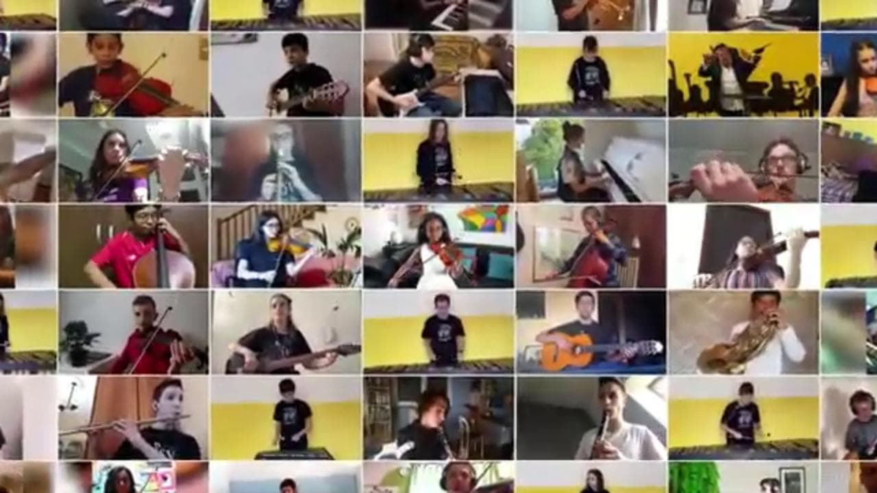 Il travolgente 'Inno alla gioia' dei bambini: unisce 180 piccoli e ragazzi di tutto il mondo