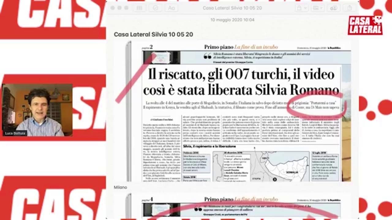 Casa Lateral, la rassegna stampa di Luca Bottura: la liberazione di Silvia Romano