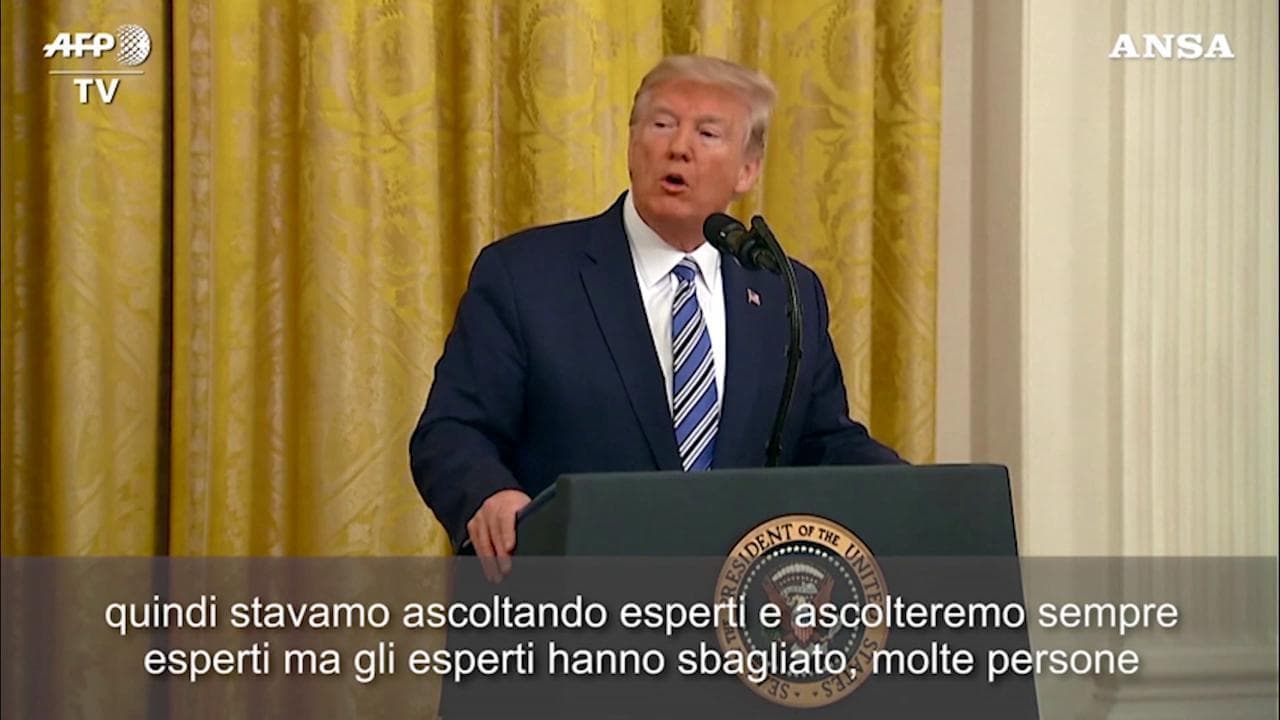Coronavirus, Trump contro gli esperti: "Previsioni sbagliate sugli effetti del virus"