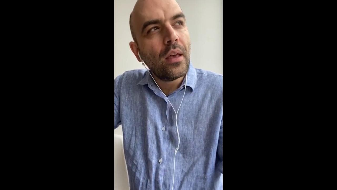Roberto Saviano, lezioni da quarantena: l'incontro con gli studenti del Liceo Orazio di Roma