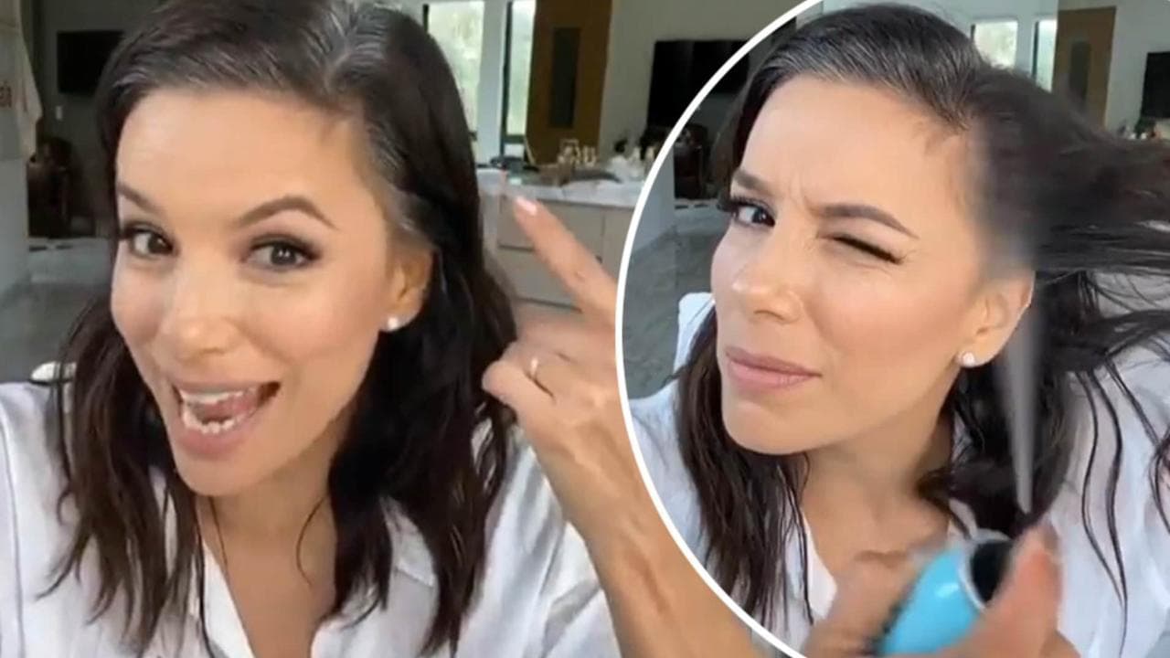 Coronavirus, l'autoironia di Eva Longoria in quarantena: mostra i capelli con la ricrescita