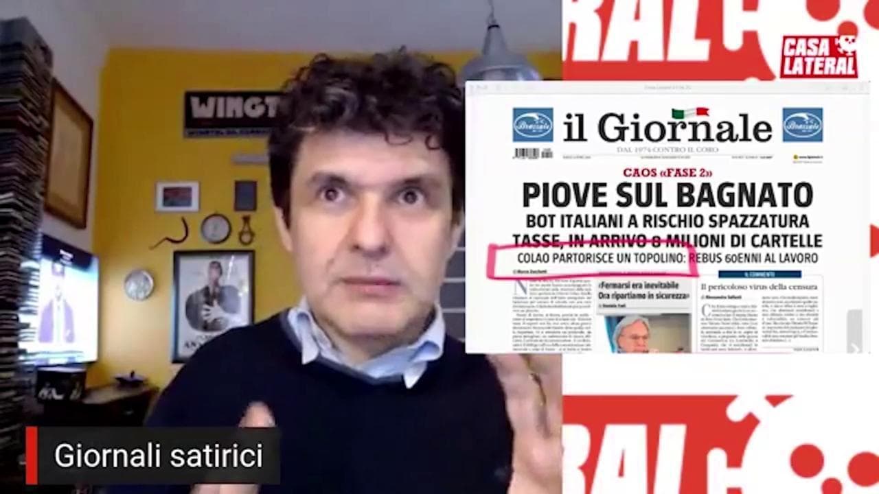 Casa Lateral, Bottura legge Libero tra i giornali 'satirici': "Lerner e il suo chiodo fisso: l'antifascismo"
