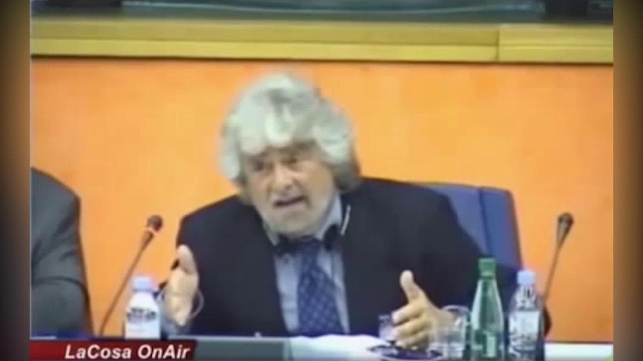 Quando Grillo, nel 2014, a Strasburgo invitava l'Ue a non dare finanziamenti all'Italia: "Finiscono a mafia, 'ndrangheta e camorra"