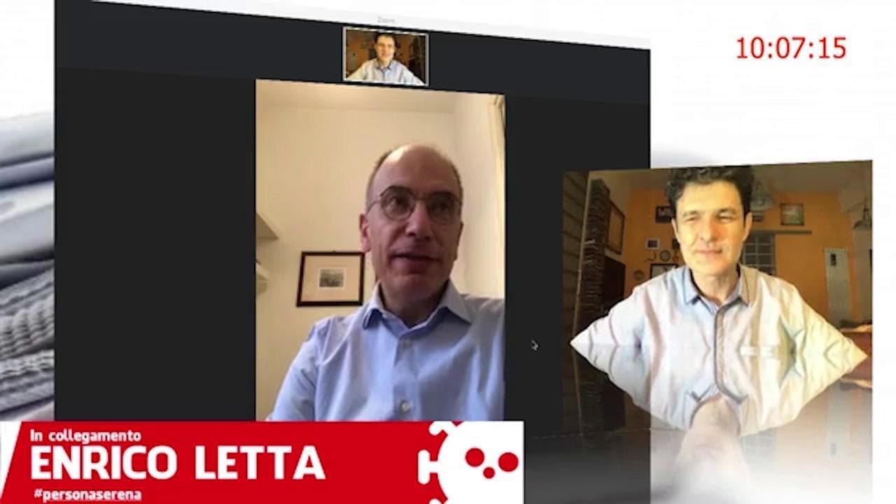 Casa Lateral, Letta sulla crisi da Covid 19 : "Non si può trovare soluzione in 48 ore, senza l'Europa finiremmo come l'Argentina"