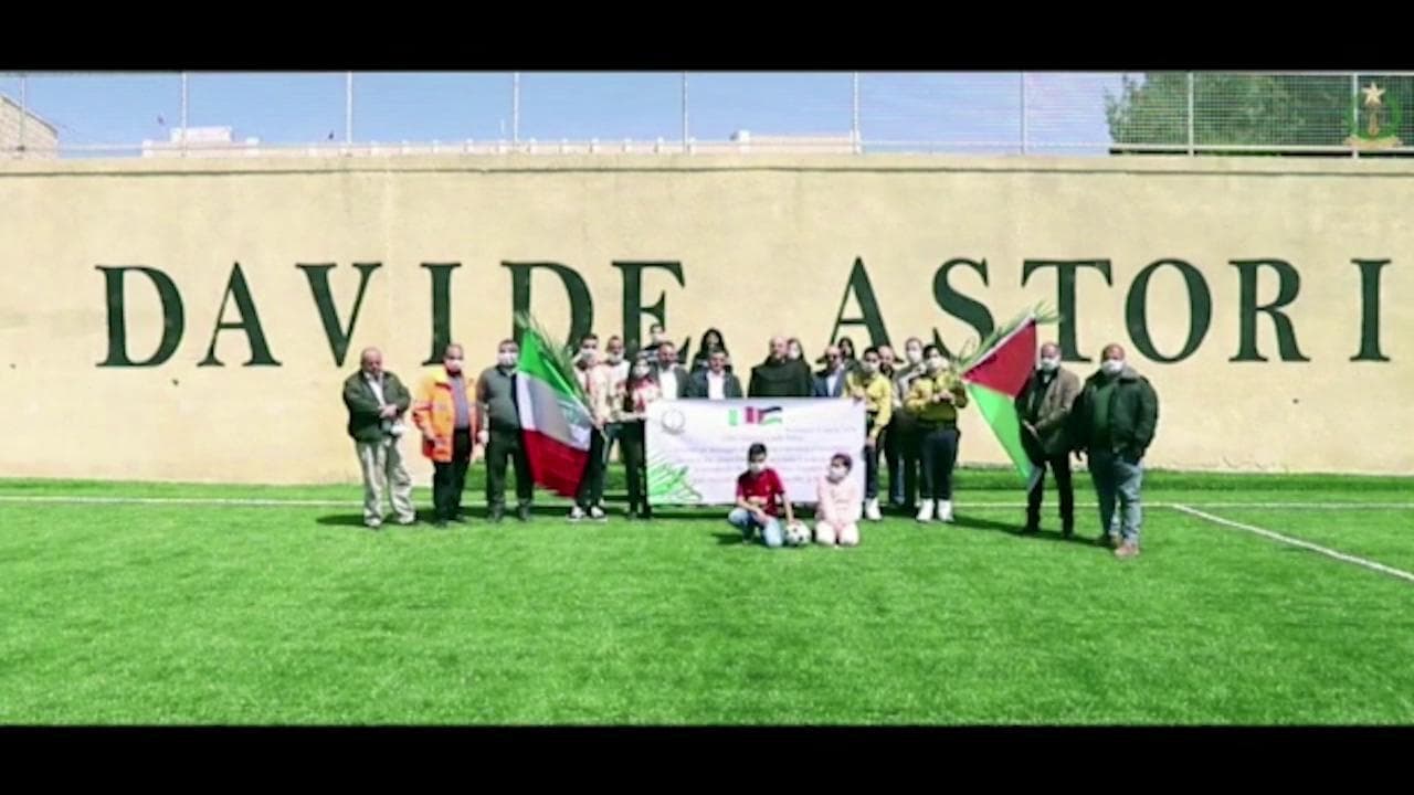 Coronavirus, il messaggio di solidarietà per l'Italia dal campo di calcio di Betlemme dedicato ad Astori