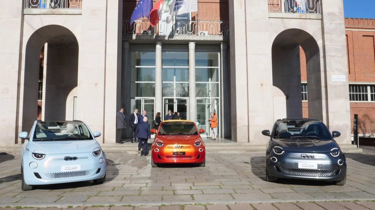 Fiat 500 elettrica: world première a Milano