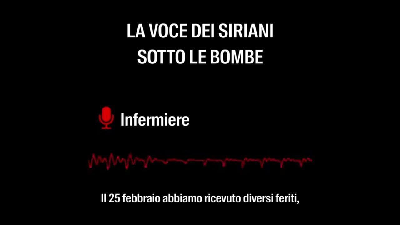 La voce dei siriani sotto le bombe