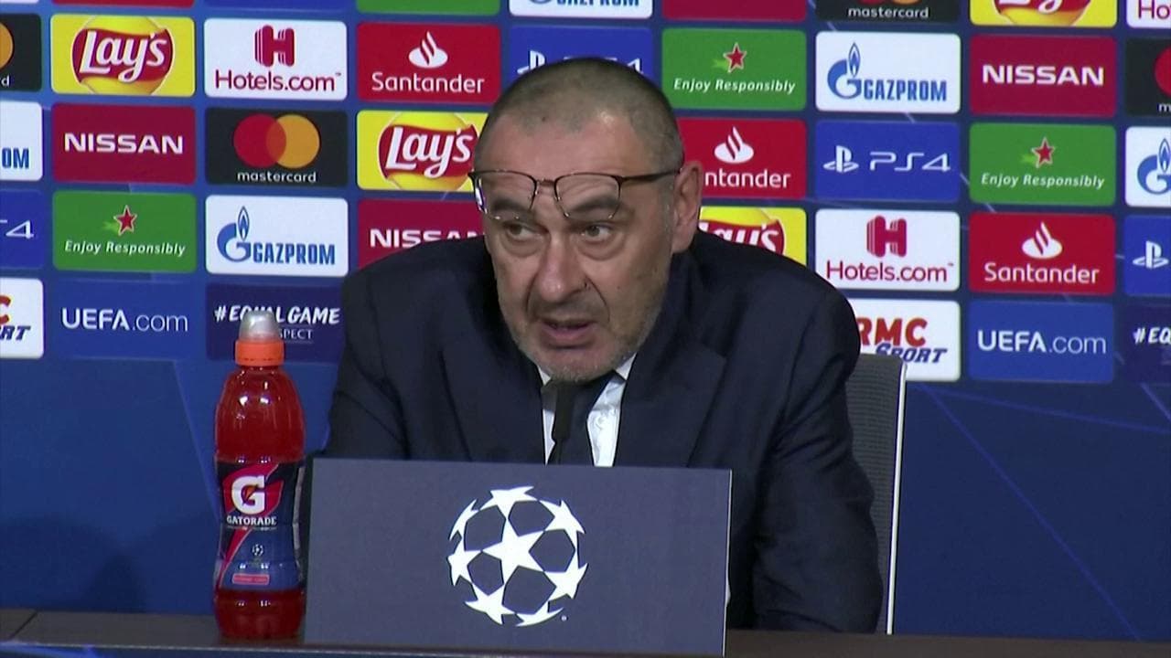 Coronavirus, Sarri al cronista francese: "I nostri tifosi hanno diritto a essere a Lione"