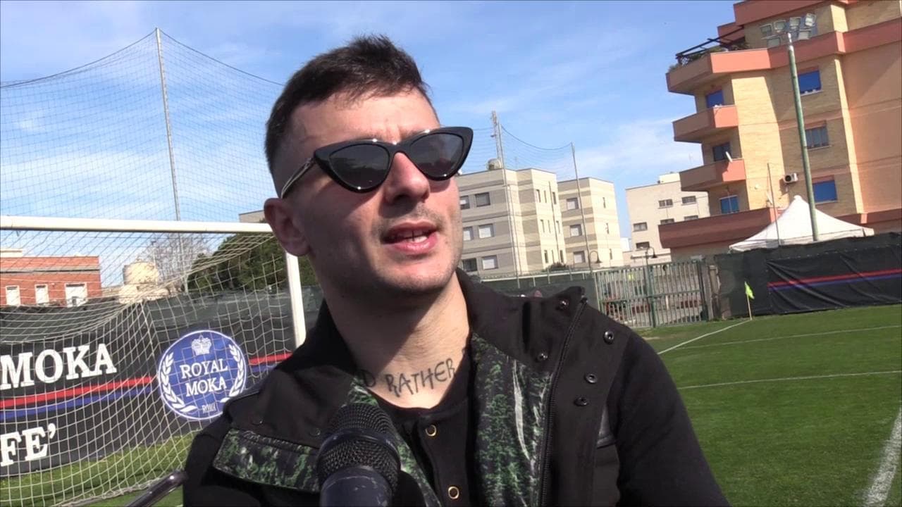 Dalle polemiche di Sanremo al calcio: l'altro amore del trapper Junior Cally, in campo con il Fiumicino