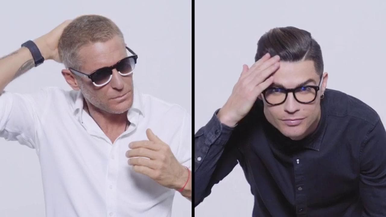 Lapo Elkann insieme a Cristiano Ronaldo: nascono gli occhiali CR7