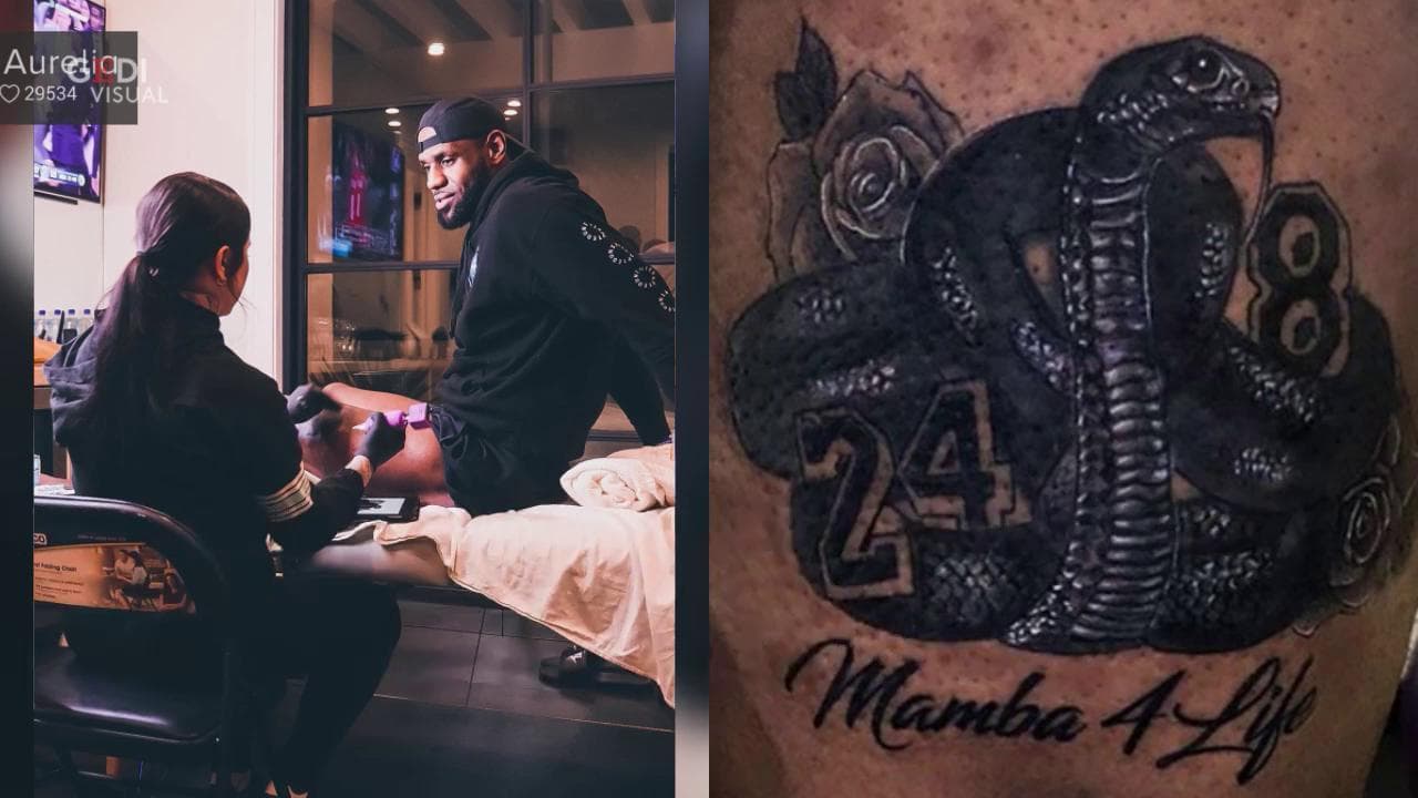 Un tatuaggio per ricordare Kobe Bryant: dai fan alle celebrità, l'omaggio è sulla pelle