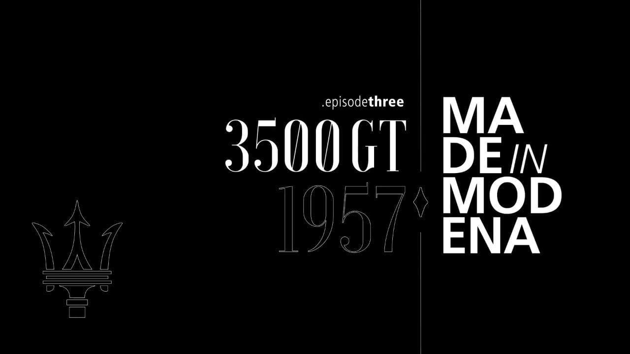 3500 GT: Maserati rende omaggio al mito