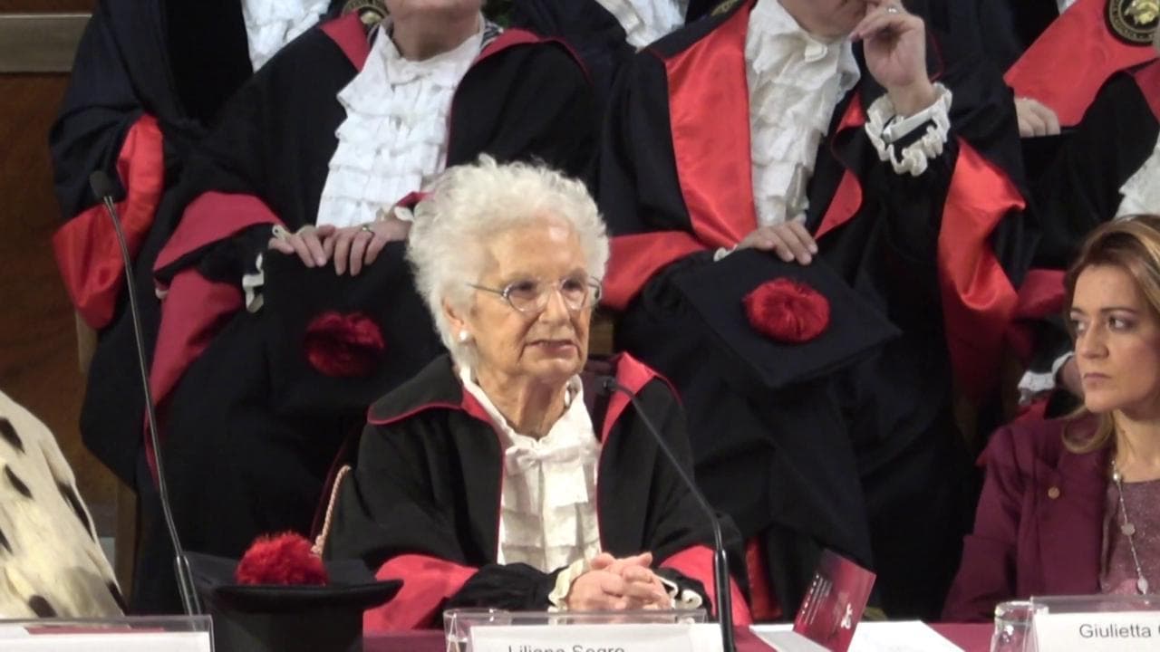 Dottorato 'Honoris causa' a Liliana Segre: "Capire è impossibile, ma conoscere è necessario"