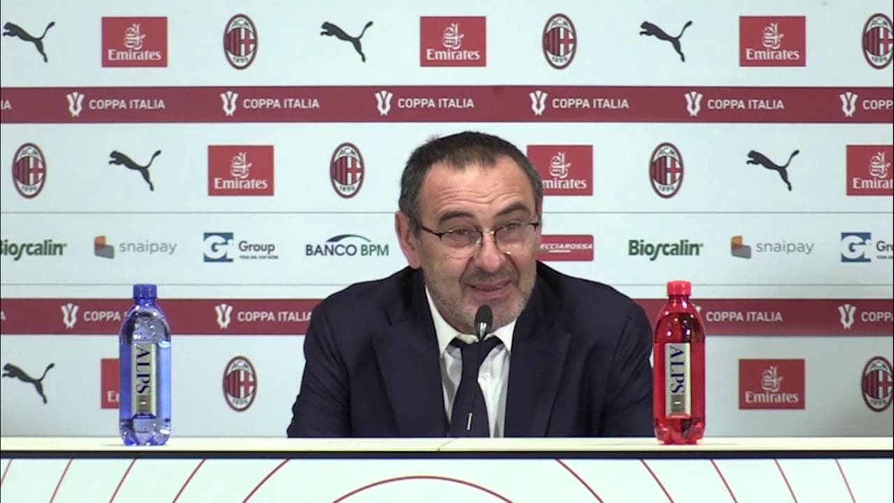 Milan-Juventus, Sarri: "Il rigore? Con le norme attuali è clamoroso"