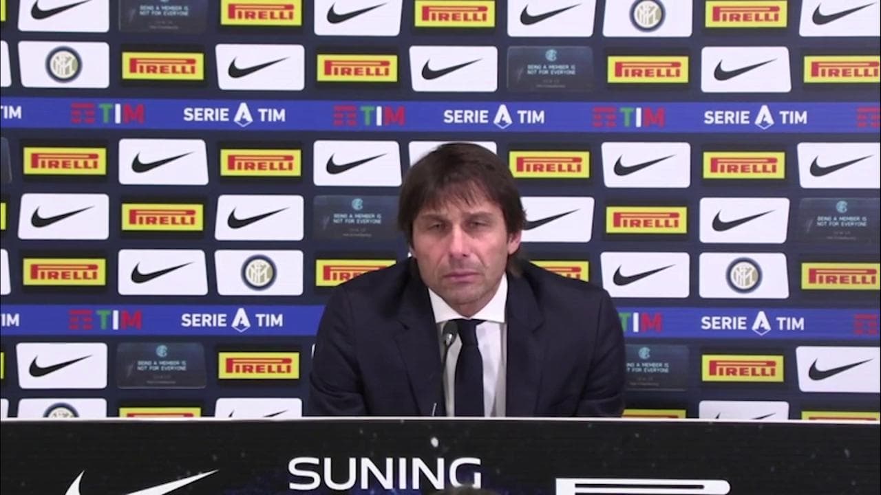 Inter, Conte parla per la prima volta di scudetto: "Un sogno, ma dipende dalla Juventus"