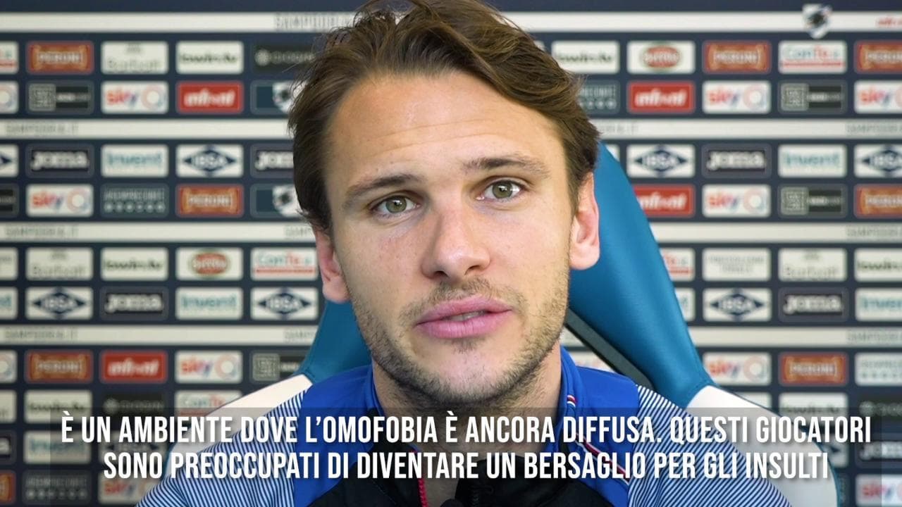 Omofobia nello sport, la denuncia di Ekdal (Sampdoria): "Molti calciatori omosessuali vivono nella paura"
