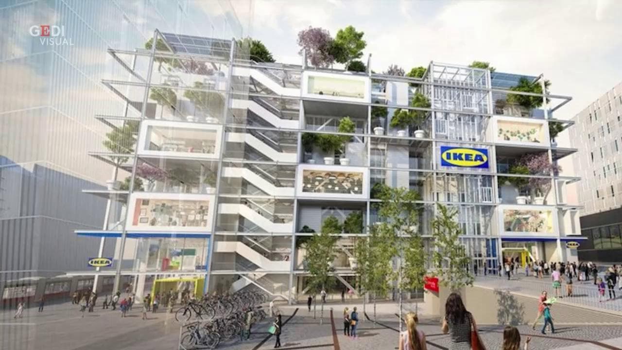 A Vienna l'Ikea più 'verde': un negozio senza parcheggi in cui cresceranno 160 alberi