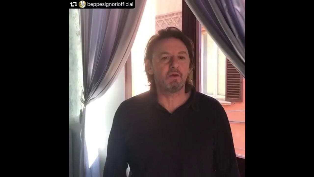 Auguri Beppe Signori per i 120 anni della lazio
