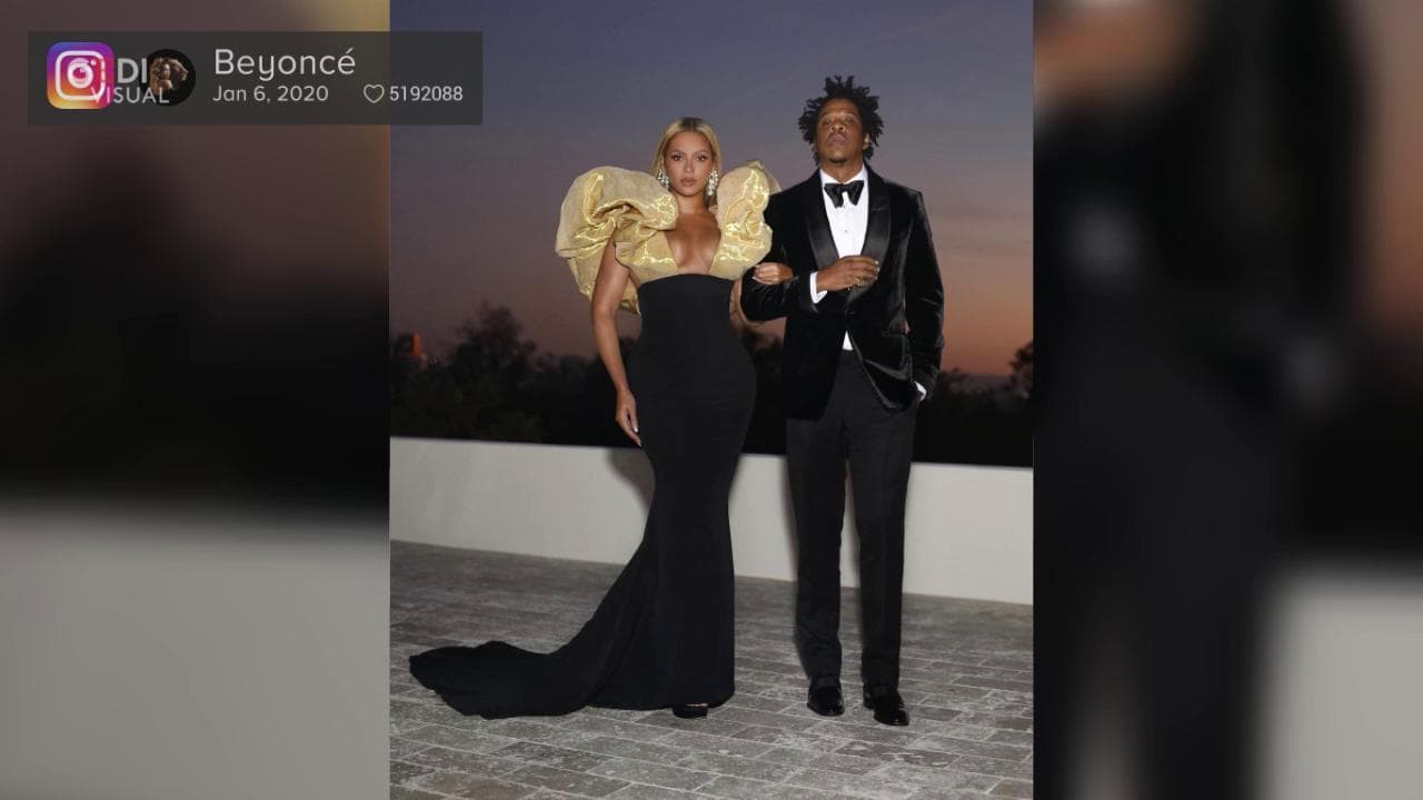 Golden Globe, Beyoncé e Jay-Z si portano lo champagne da casa