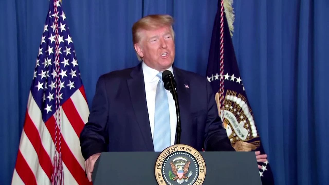 Morte Soleimani, Trump: "Abbiamo agito per fermare una guerra, non per iniziarla"