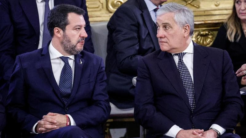 Matteo Salvini e Antonio Tajani