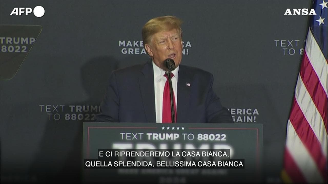 Usa 2024, Trump: "Schiaccerò Biden e ci riprenderemo la Casa Bianca"