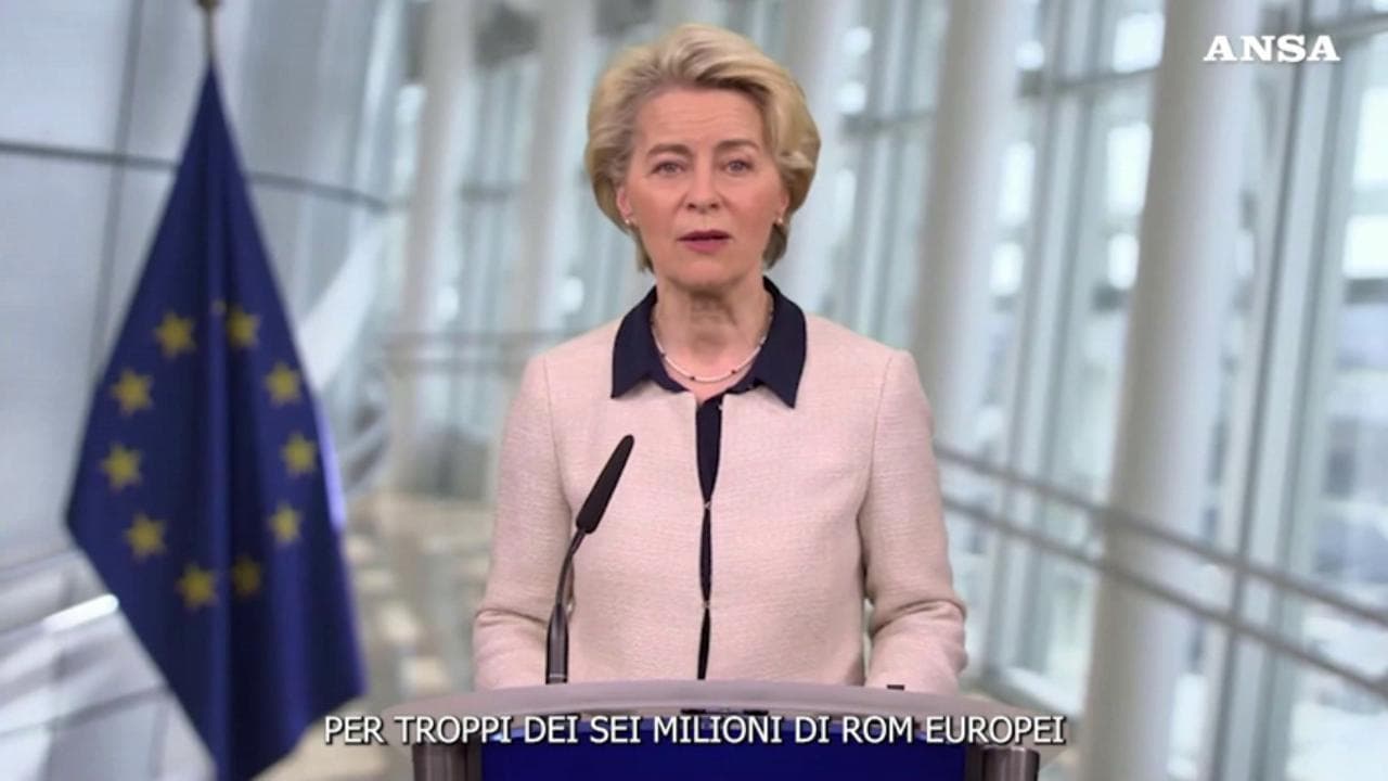 Ue, von der Leyen: "Dobbiamo mantenere i diritti dei rom al centro della nostra agenda politica"
