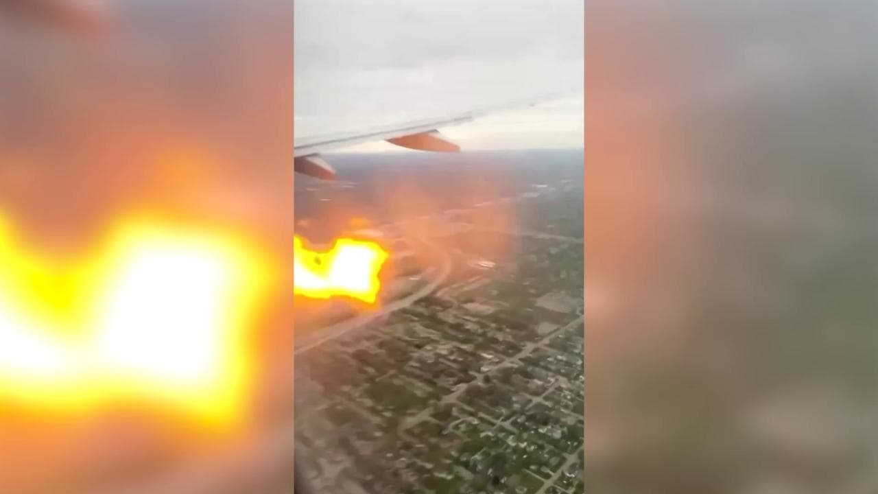 Paura sul volo American Airlines: motore in fiamme dopo l'impatto con un uccello