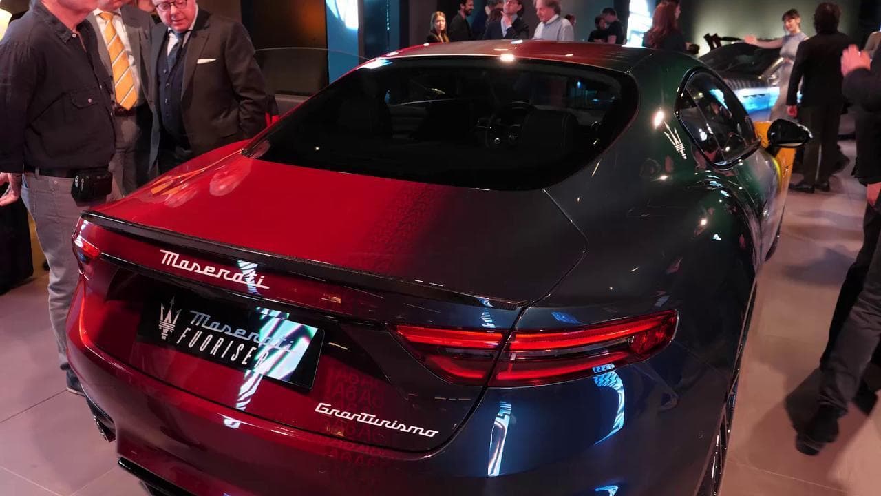 Maserati Granturismo, la festa a Milano con David Beckham