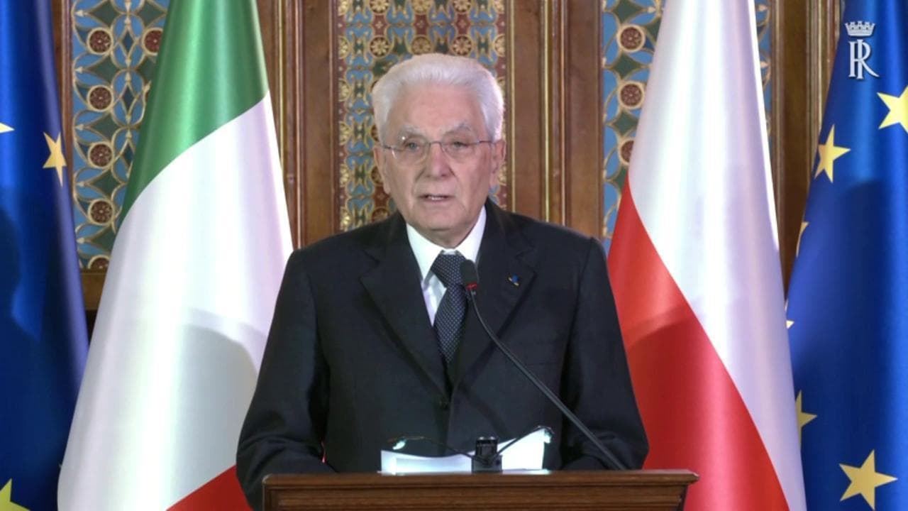 Mattarella in Polonia: "Ue prospettiva preziosa e di speranza per i Paesi vicini"