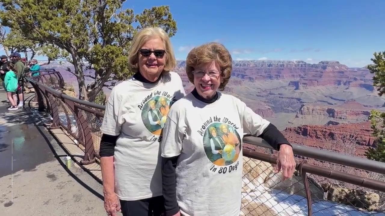 La 'sfida' di due 81enni a Jules Verne: dall'Antartide all'Egitto, il giro del mondo in 80 giorni