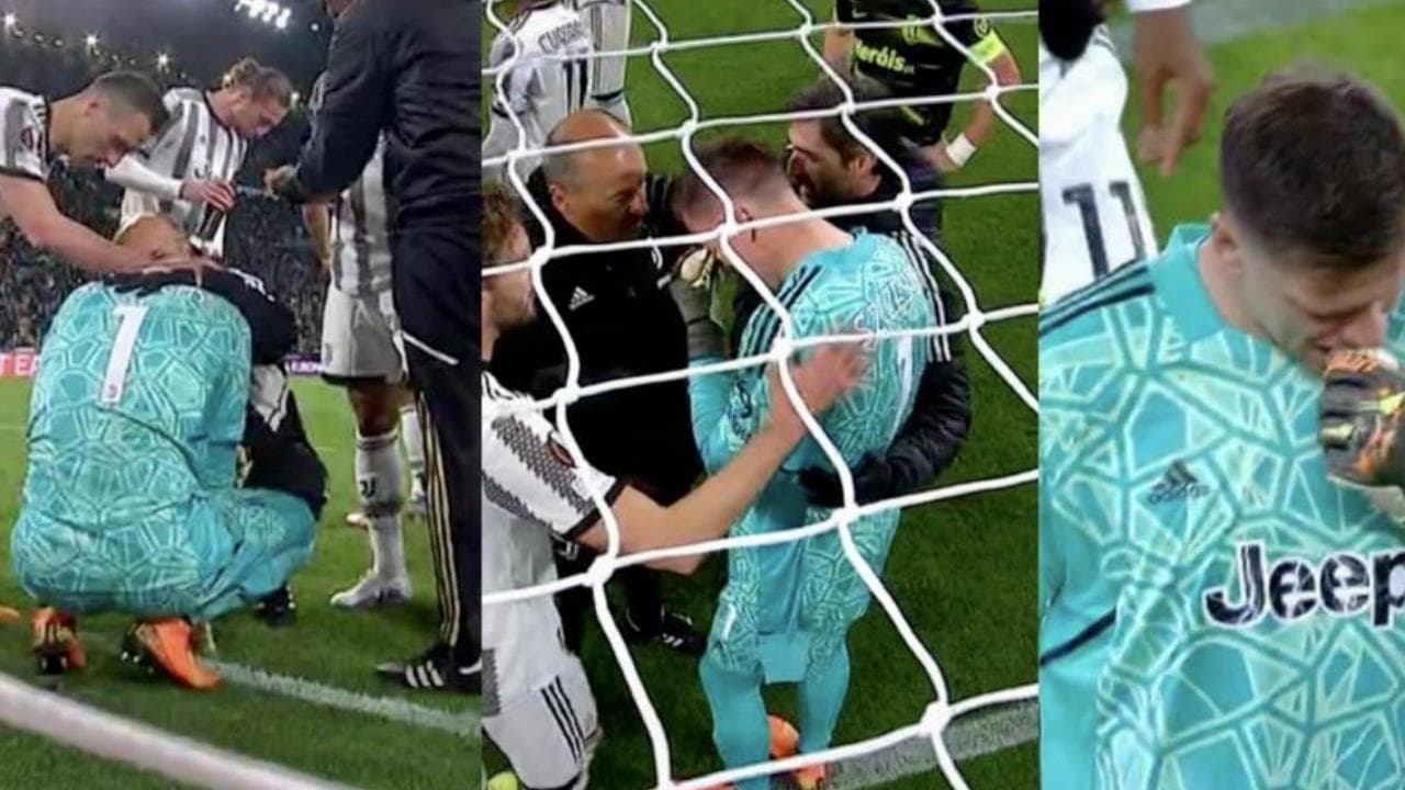 Juventus, Szczesny sente un forte dolore al petto ed esce dal campo in lacrime