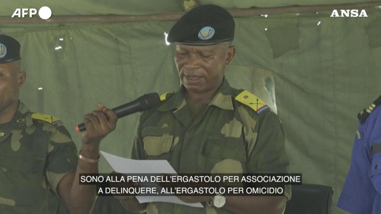 Congo, ergastolo per i sei imputati dell'omicidio Attanasio: la lettura della sentenza