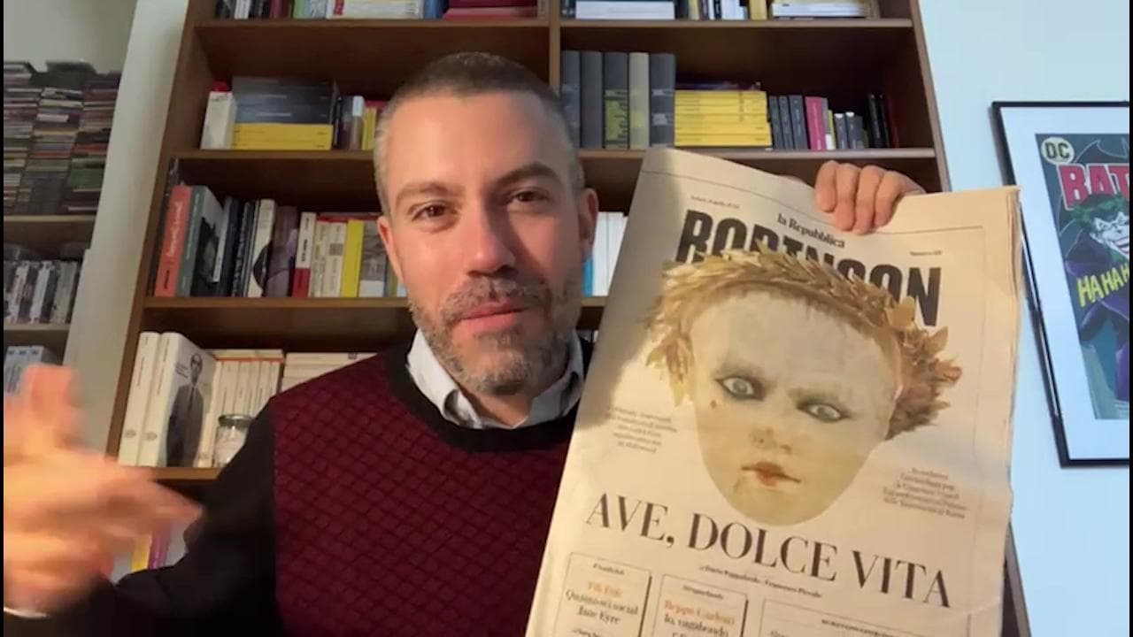 Saverio Raimondo: "È Pasqua e quelli di Robinson pensano anche ai vostri bambini"