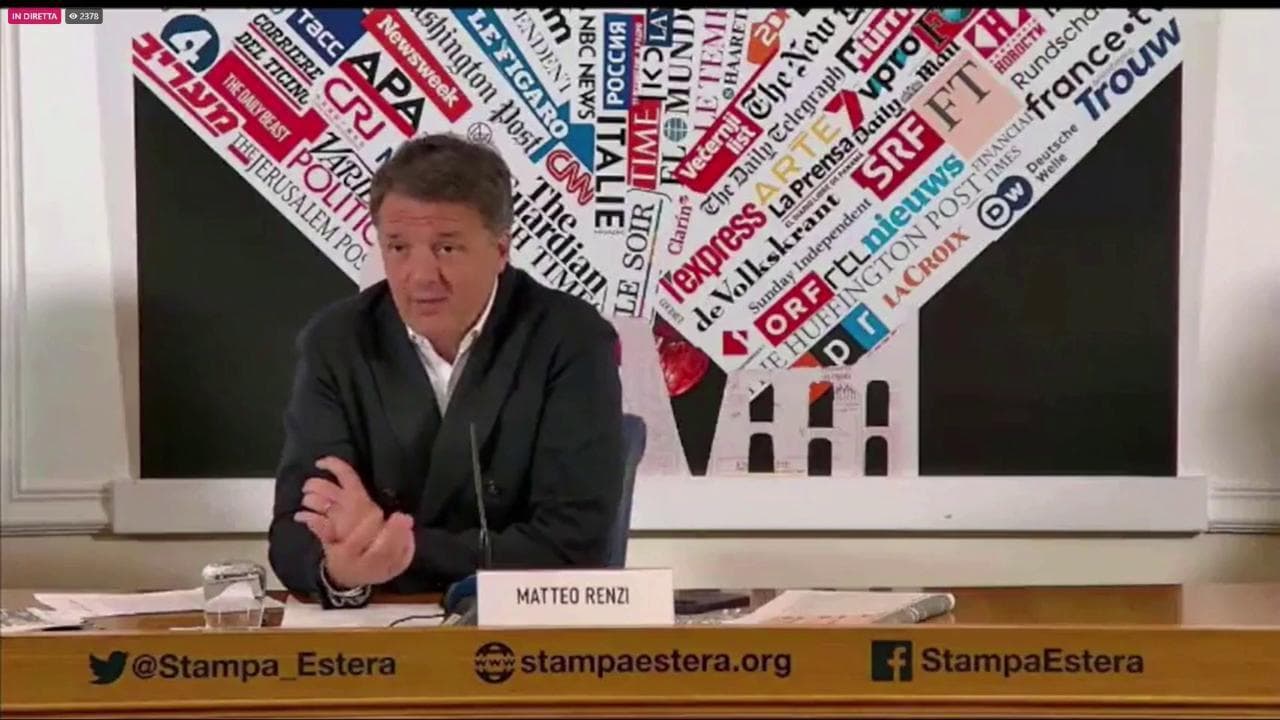 Renzi alla guida del Riformista: "Non lascio il Senato, sarò direttore e parlamentare come Mattarella"