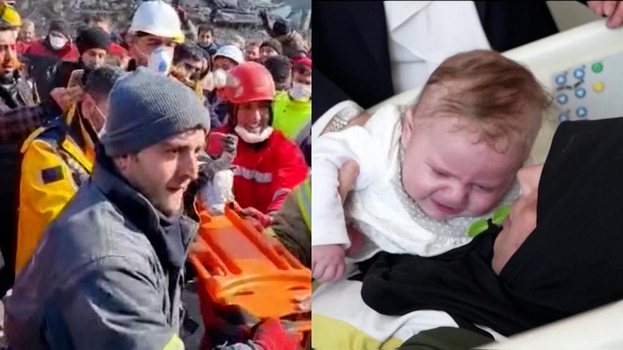Terremoto in Turchia, 54 giorni dopo una madre riabbraccia sua figlia di tre mesi