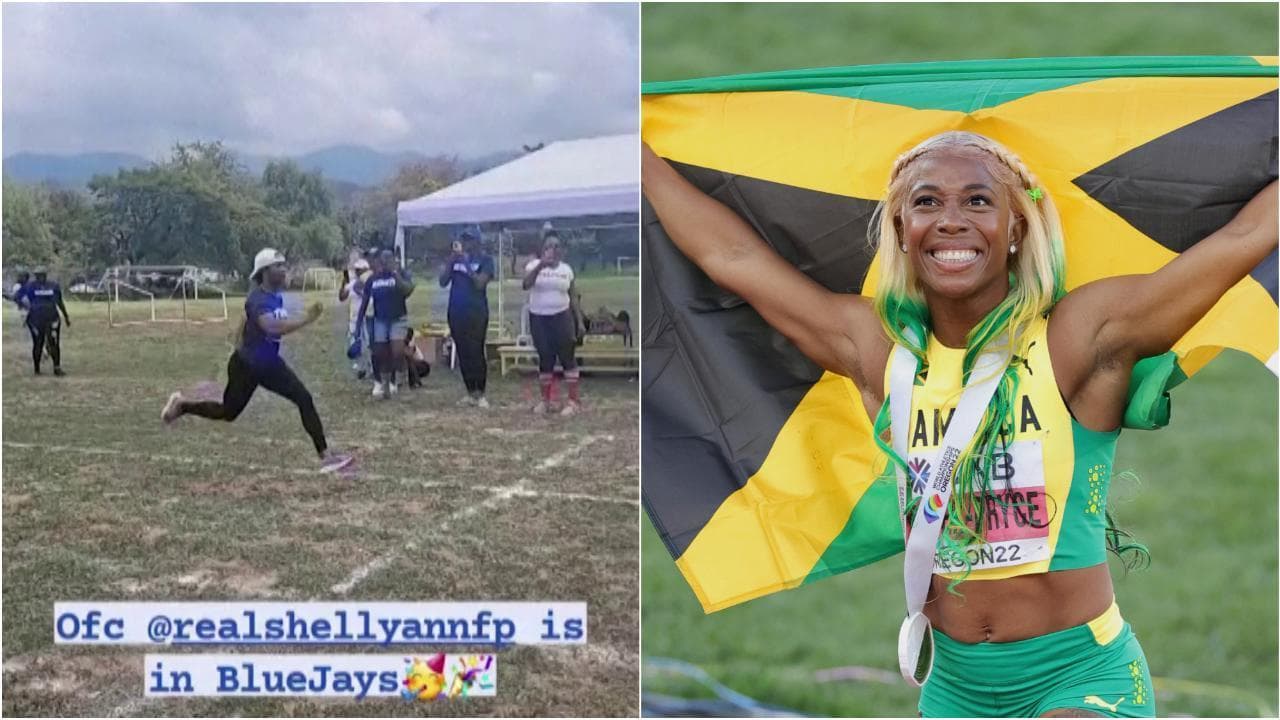 La campionessa olimpica Fraser-Pryce sfida le mamme in una gara di corsa