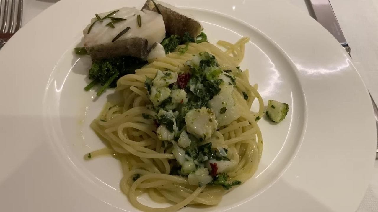 Piatto unico per il pranzo d'affari
