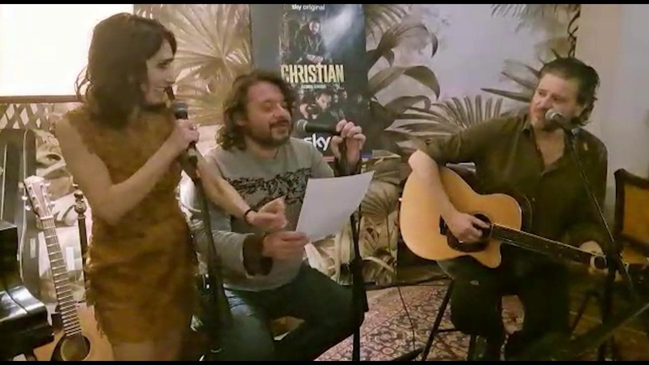 Lillo, Edoardo Pesce, Rocco Papaleo e Silvia D'Amico: il concerto improvvisato alla festa per la serie Christian