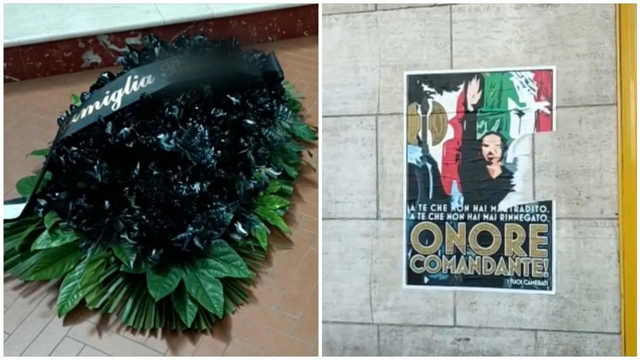 Rose nere e manifesti fascisti: quel che resta dei funerali 'segreti' di Pierluigi Concutelli