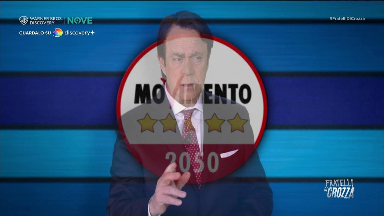 Crozza nei panni di Giuseppe Conte: "Da quando c'è la Schlein non mi si vede più"