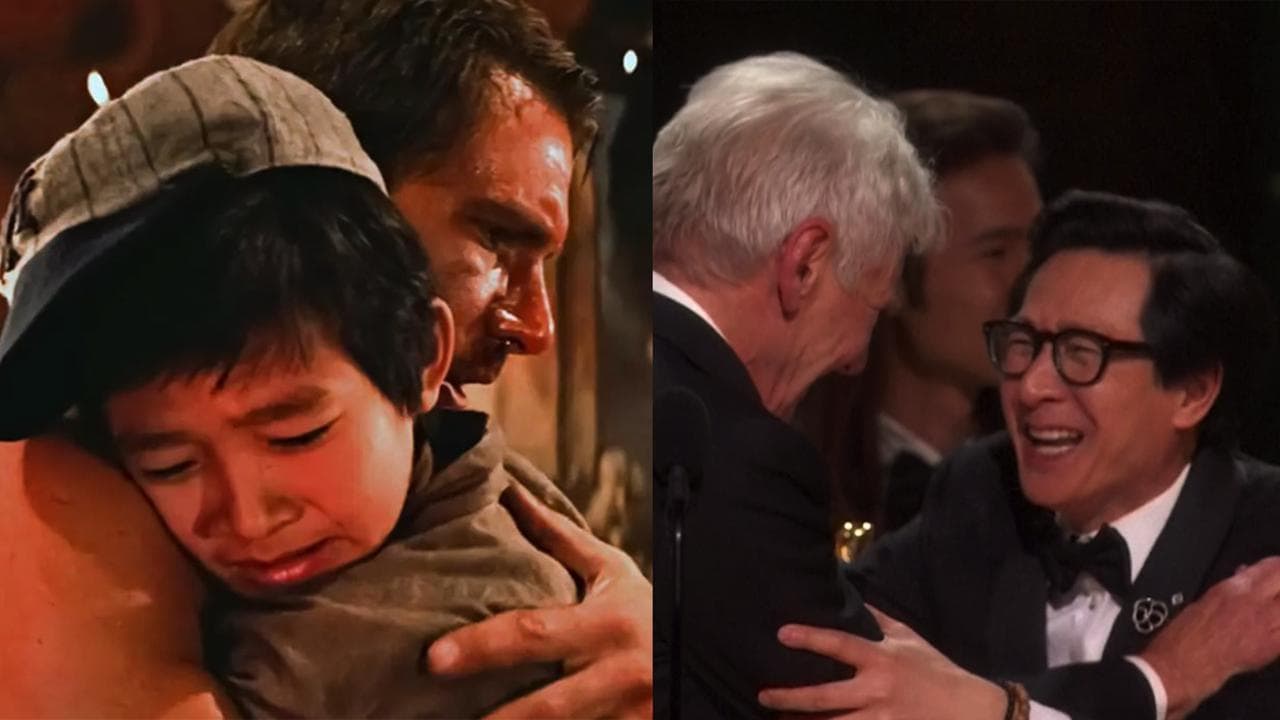 Oscar 2023, quando Indiana Jones ha 'ritrovato' Short: l'abbraccio dopo 39 anni