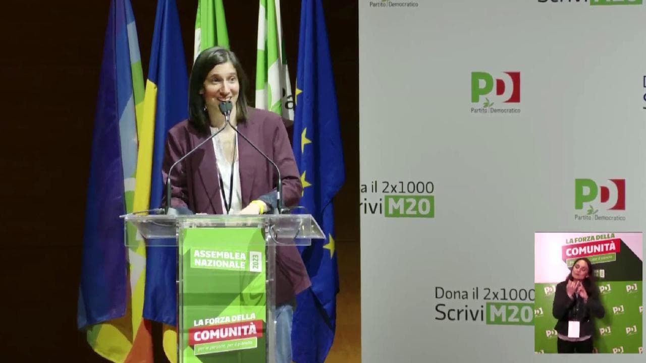 Schlein attacca Meloni: "Fingi di non vedere il soffitto di cristallo che discrimina le donne"