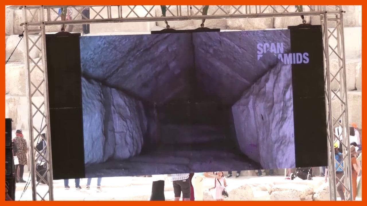 Egitto, scoperto un nuovo corridoio nella piramide di Cheope