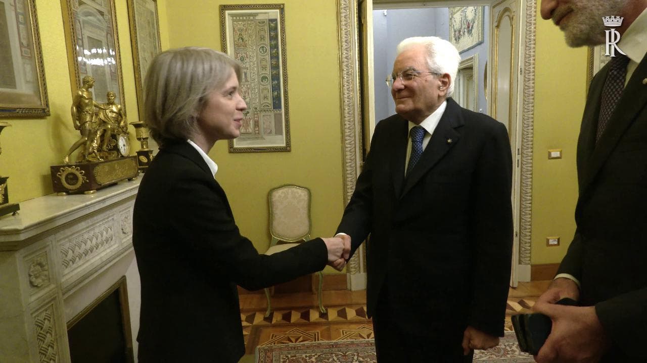 Quirinale, Mattarella riceve Vera Politkovskaja: "La libertà vince sempre"