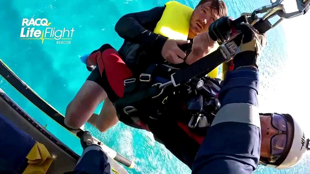 Due naufraghi sono stati salvati da un elicottero in Australia