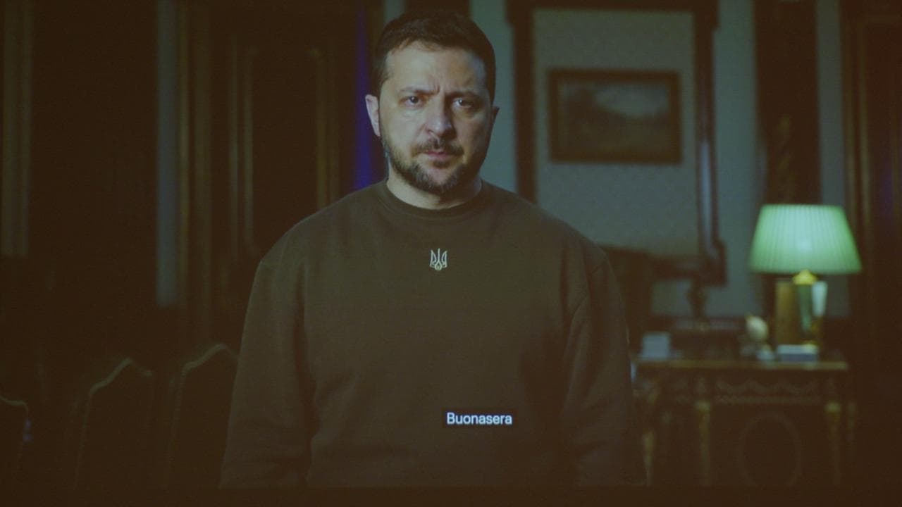 Milano, videomessaggio di Zelensky alla raccolta fondi di Shevchenko: "Grazie ai club di Serie A"